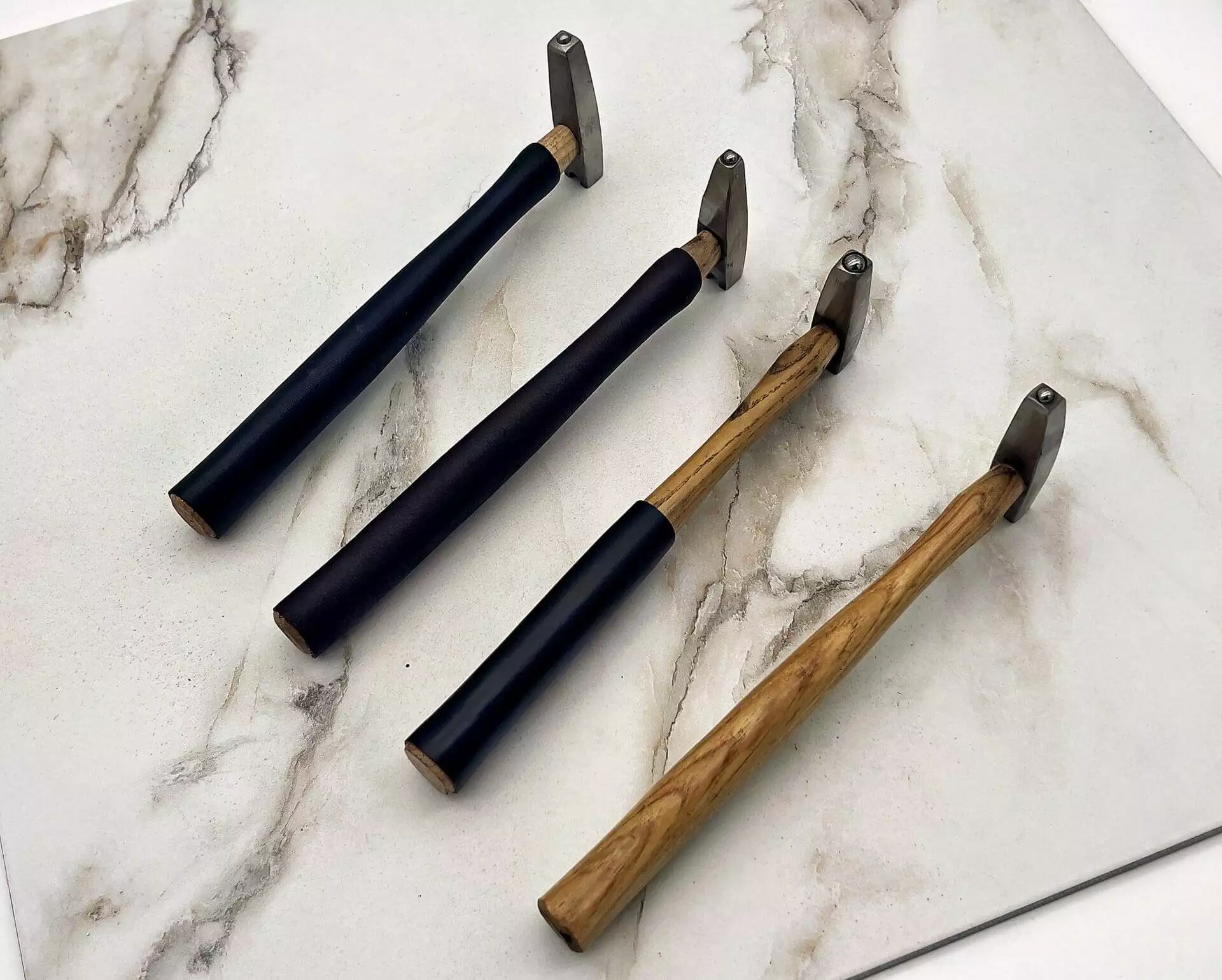 Carbide Tipped Hammers, Marble Surface.