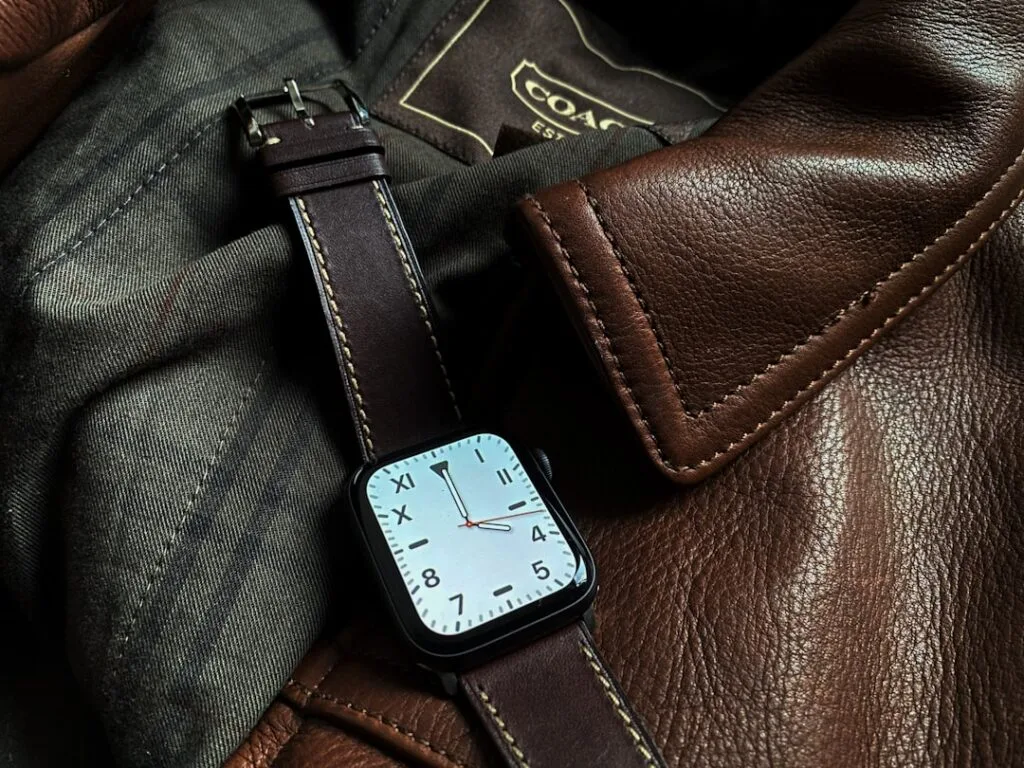 Photo Leather watch strap