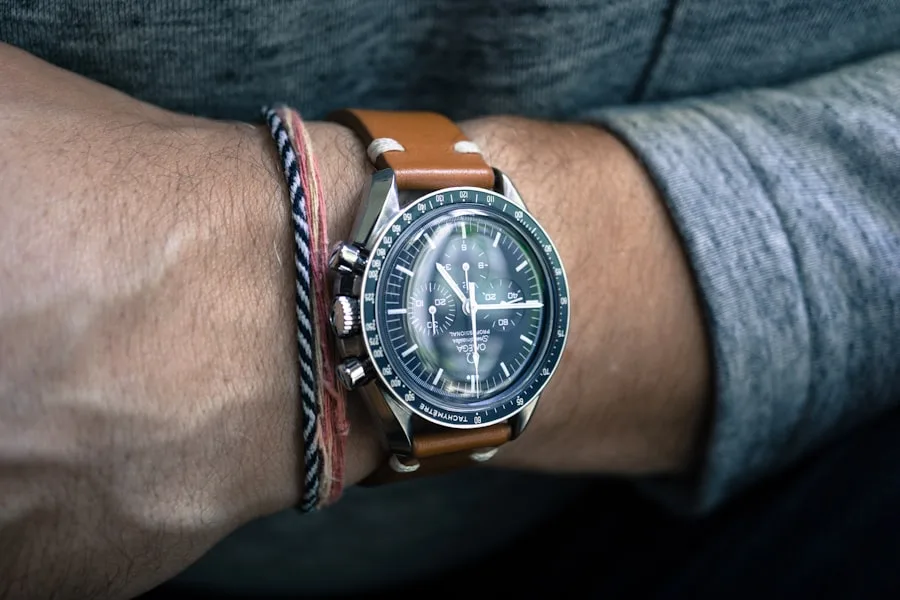 Photo Leather watch strap